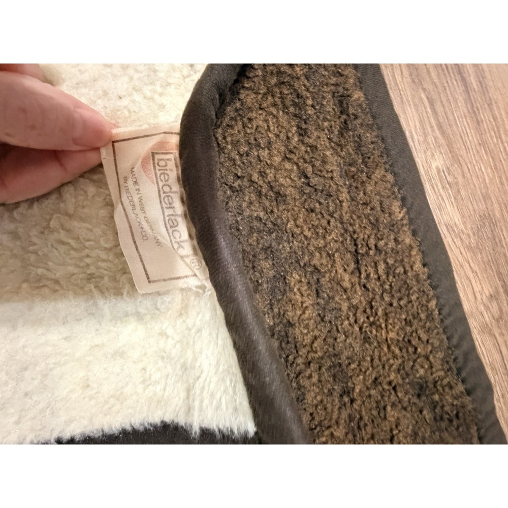 Safari Weavers Blanket HORSE PONY Brown & Tan cream 61x70 Equestrian made in USA - Picture 2 of 2